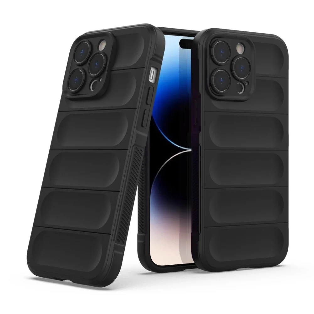 Magic Shield Case case for iPhone 14 Pro Max flexible armored dark blue covereng