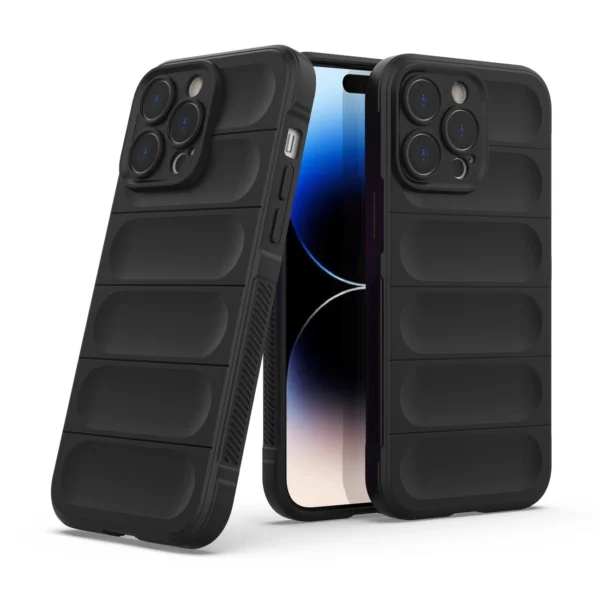 Magic Shield Case case for iPhone 14 Pro Max flexible armored dark blue covereng