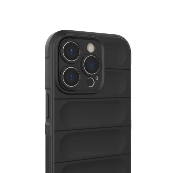 Magic Shield Case case for iPhone 14 Pro elastic armored cover in burgundyeng