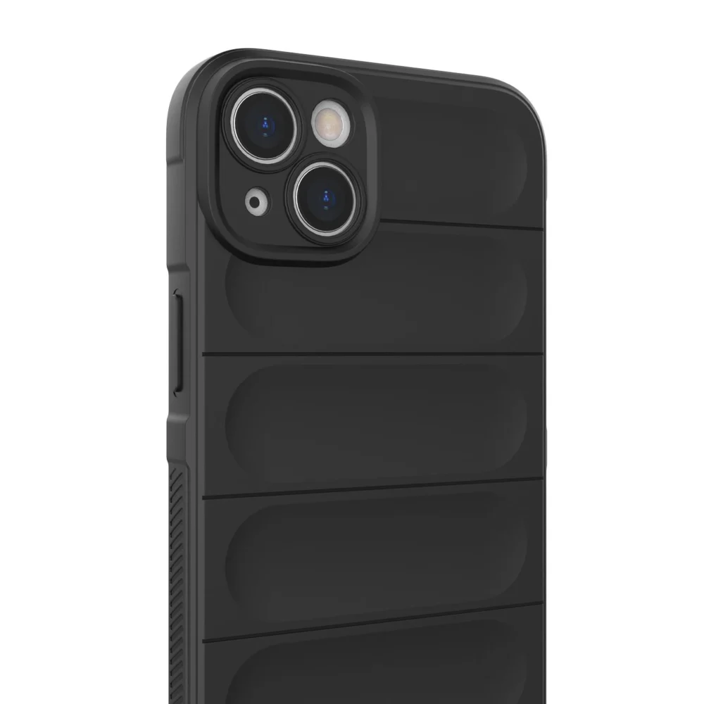 Magic Shield Case case for iPhone 14 Plus elastic armored case in burgundyeng
