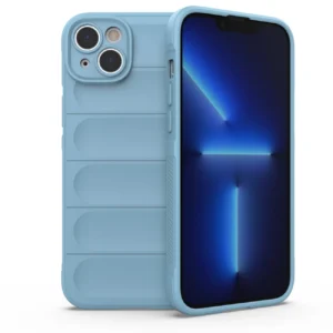 Magic Shield Case case for iPhone 14 Plus flexible armored case light blueeng