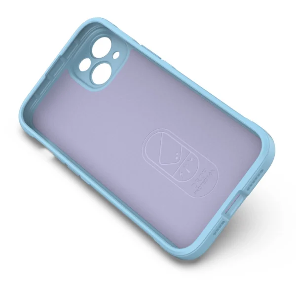 Magic Shield Case case for iPhone 14 Plus flexible armored case light blueeng