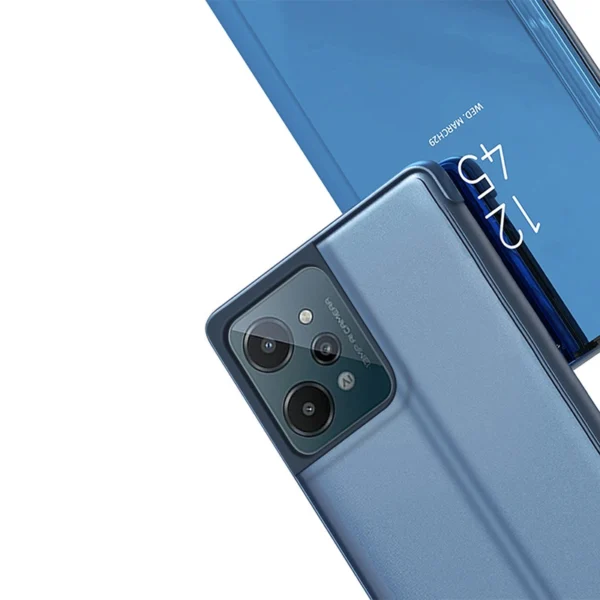 Clear View Case cover for Realme C31 flip cover blackeng