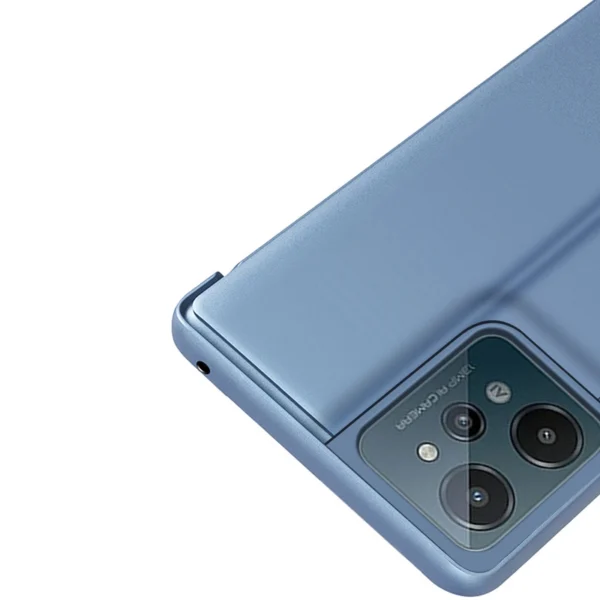 Clear View Case cover for Realme C31 flip cover blackeng