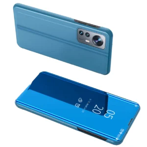 Clear View Case cover for Xiaomi 12 Lite blue flip covereng