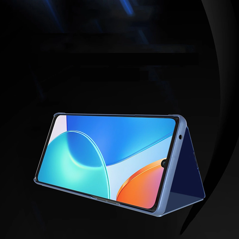 Clear View Case case for Honor X8 flip cover blackeng