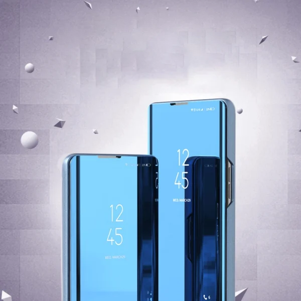 Clear View Case case for Honor X7 / Honor Play 30 Plus flip cover blackeng