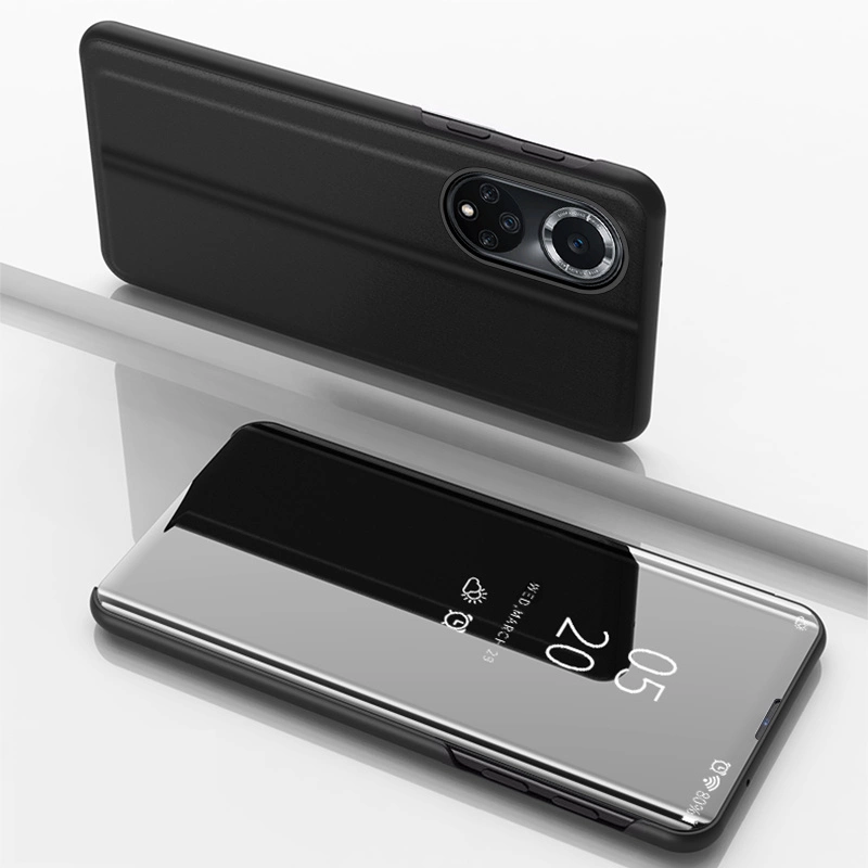 Clear View Case case for Huawei nova 9 flip cover blackeng