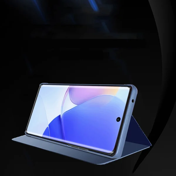 Clear View Case case for Huawei nova 9 flip cover blackeng