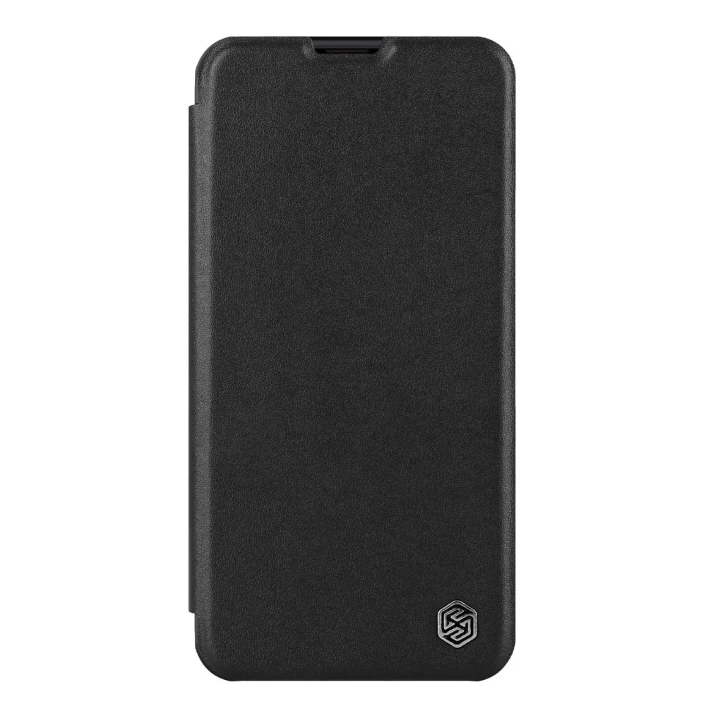 Nillkin Qin Leather Pro Case iPhone 14 Plus Camera Cover Holster Cover Flip Case Blackeng