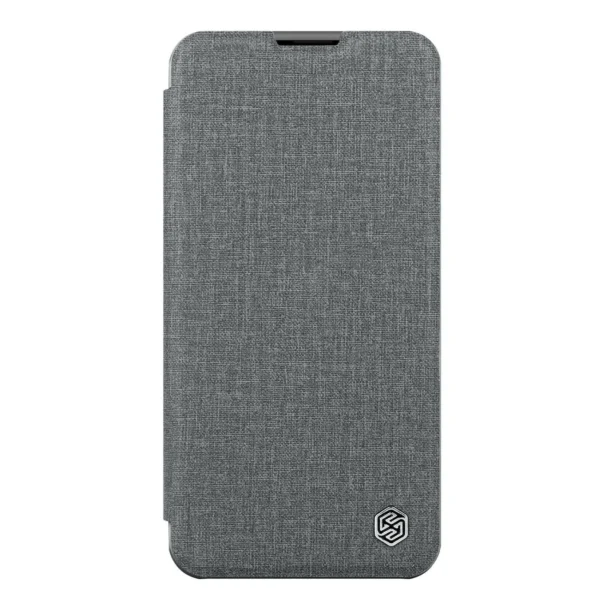 Nillkin Qin Cloth Pro Case Case for iPhone 14 Plus Camera Cover Holster Cover Flip Case Grayeng