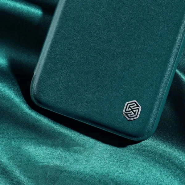 Nillkin Qin Cloth Pro Case Case for iPhone 14 Pro Max Camera Cover Holster Cover Flip Case Blueeng