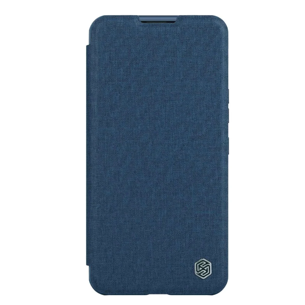 Nillkin Qin Cloth Pro Case Case for iPhone 14 Pro Max Camera Cover Holster Cover Flip Case Blueeng