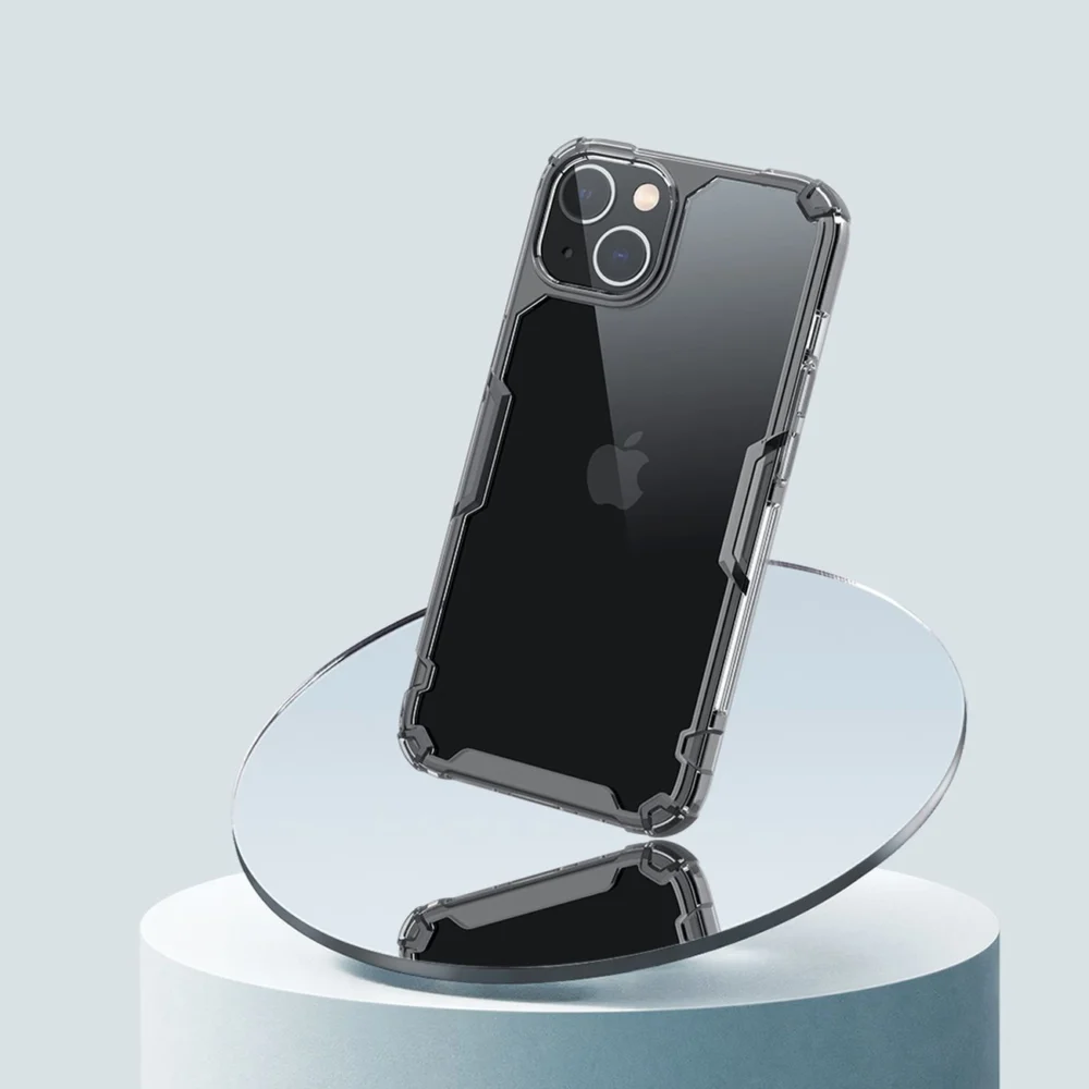 Nillkin Nature Pro iPhone 14 case, armored cover, transparent covereng