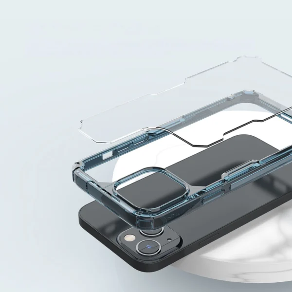 Nillkin Nature Pro case iPhone 14 armored cover blue covereng
