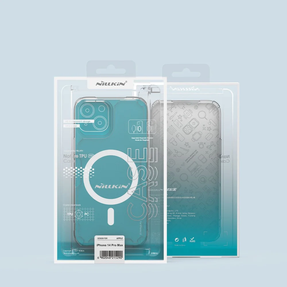 Nillkin Nature Pro Magnetic Case iPhone 14 Pro Max magnetic case MagSafe blueeng