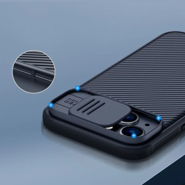 Nillkin CamShield Pro Magnetic Case iPhone 14 Plus Cover Camera Protector Black (with MagSafe)eng