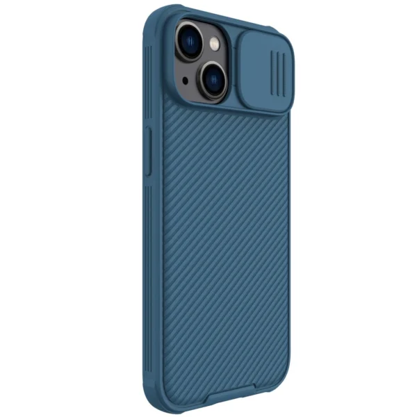 Nillkin CamShield Pro Magnetic Case iPhone 14 Plus Cover Camera Protector Blue (with MagSafe)eng