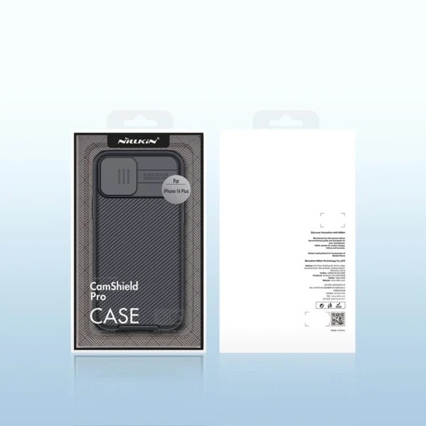 Nillkin CamShield Pro Magnetic Case iPhone 14 Plus Cover Camera Protector Blue (with MagSafe)eng