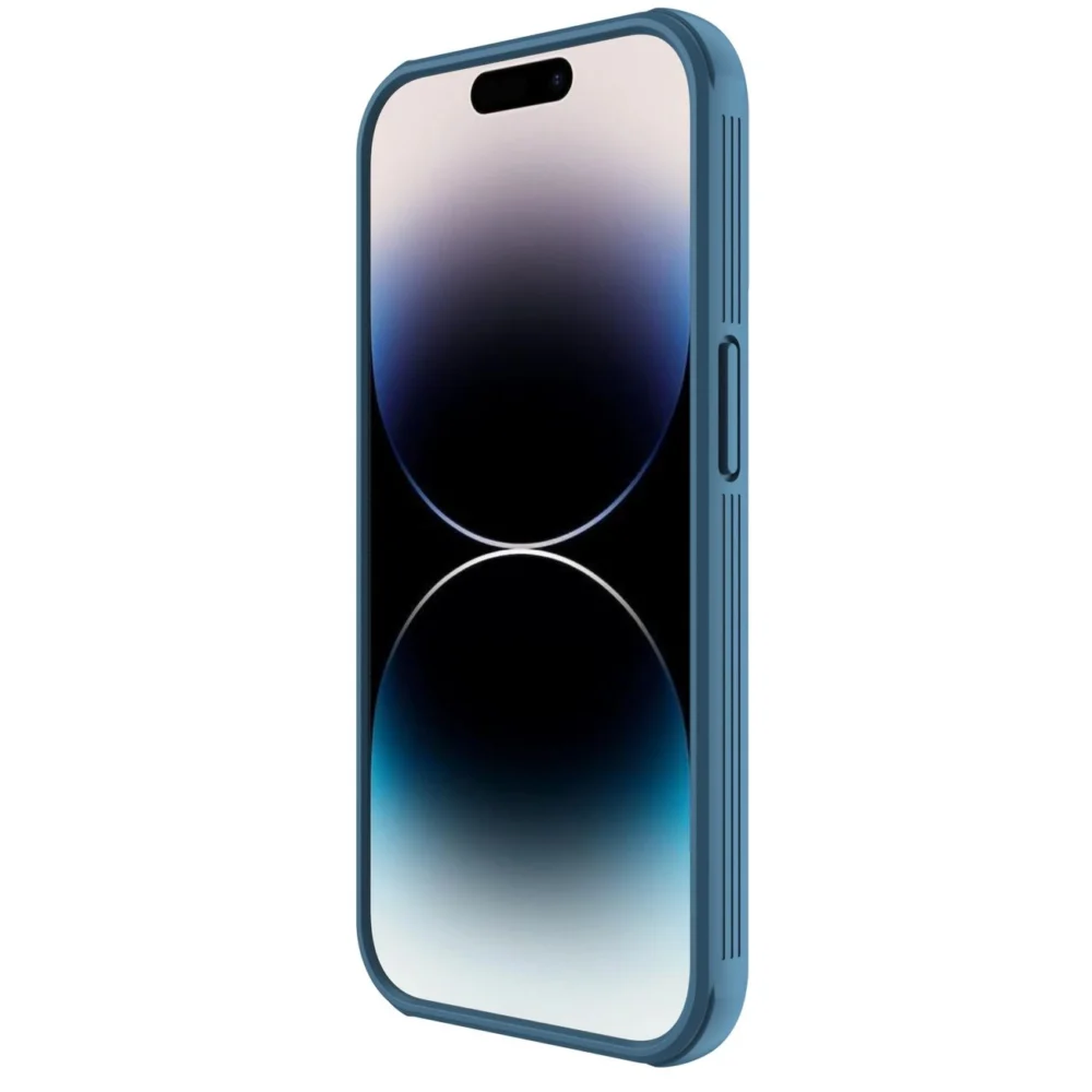 Nillkin CamShield Pro Magnetic Case iPhone 14 Pro Max Cover Camera Protector Blue (with MagSafe)eng