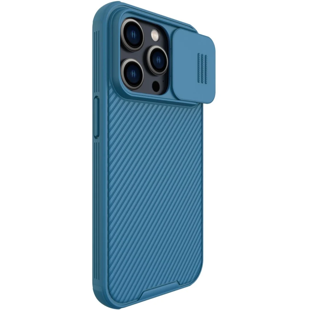 Nillkin CamShield Pro Magnetic Case iPhone 14 Pro Max Cover Camera Protector Blue (with MagSafe)eng