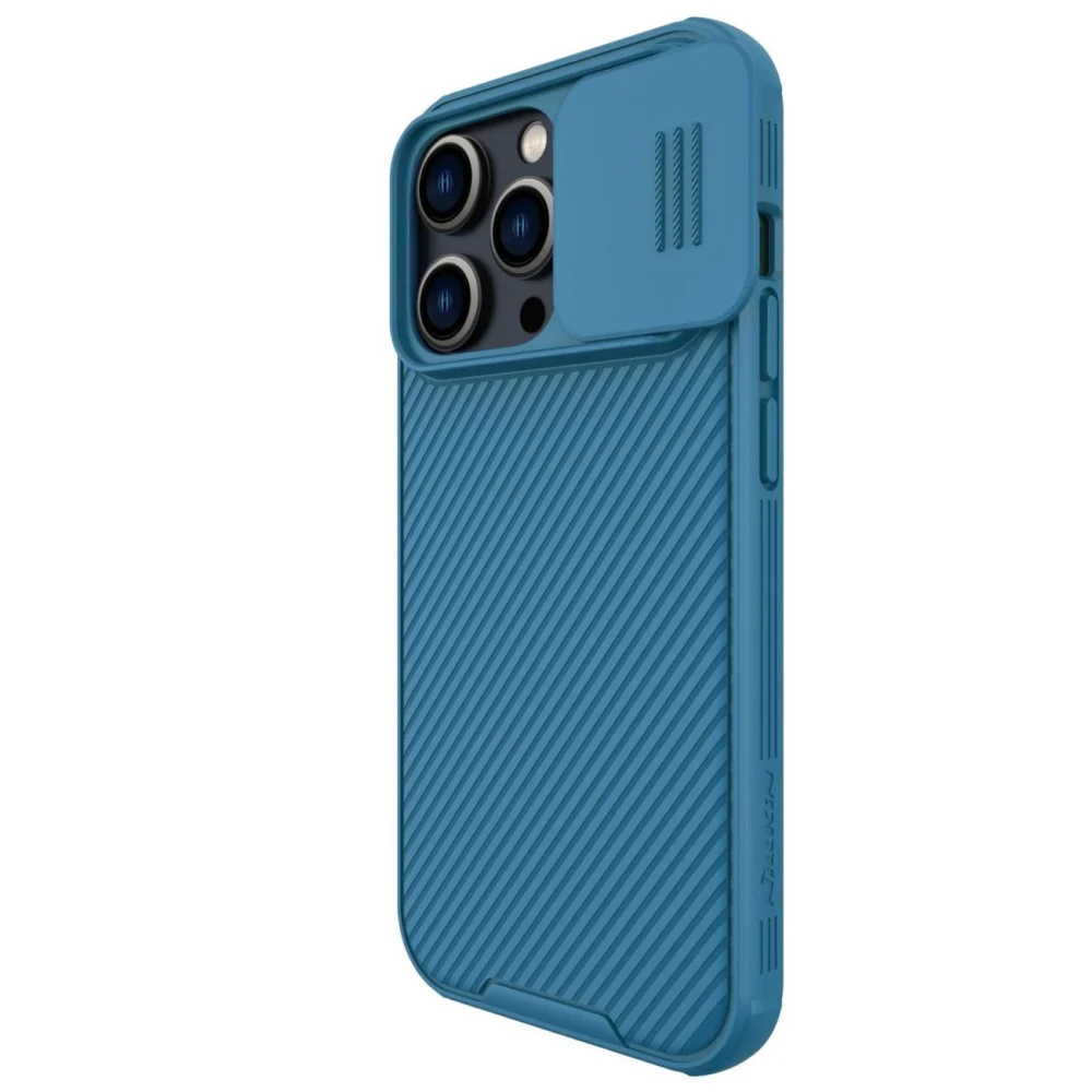 Nillkin CamShield Pro Magnetic Case iPhone 14 Pro Max Cover Camera Protector Blue (with MagSafe)eng