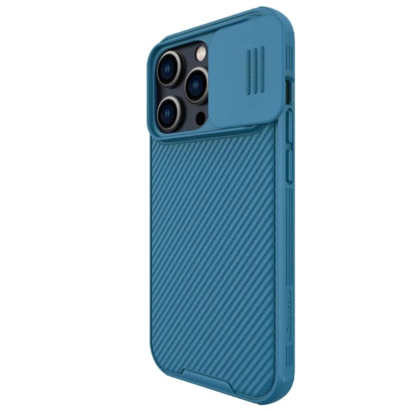 Nillkin CamShield Pro Magnetic Case iPhone 14 Pro Max Cover Camera Protector Blue (with MagSafe)eng