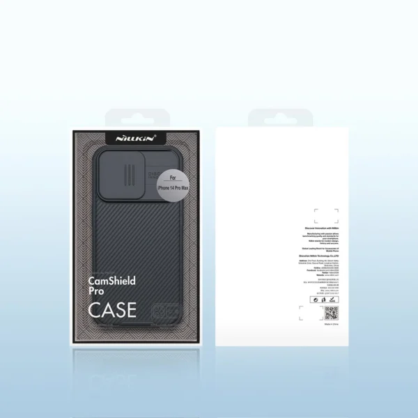 Nillkin CamShield Pro Magnetic Case iPhone 14 Pro Max Cover Camera Protector Blue (with MagSafe)eng