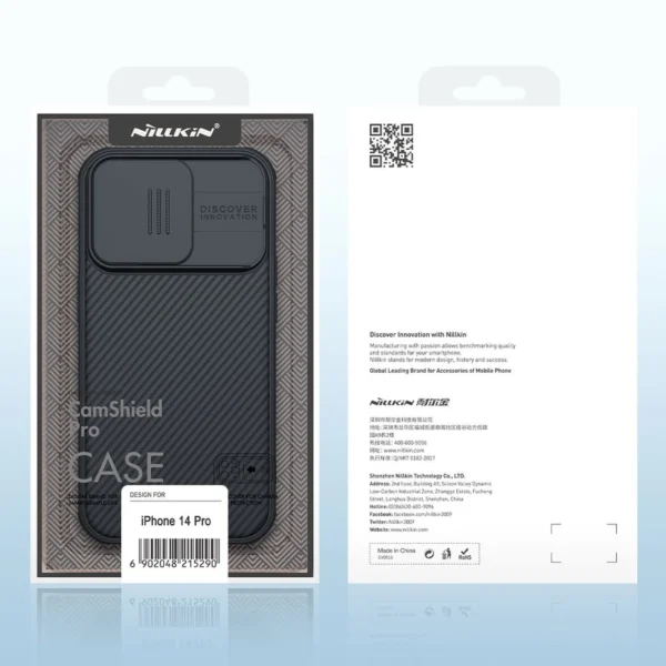 Nillkin CamShield Pro Case iPhone 14 Pro Armored Cover Camera Protector Blueeng