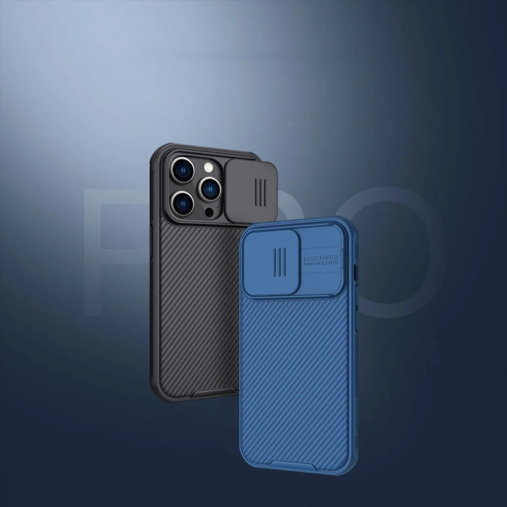 Nillkin CamShield Pro Case iPhone 14 Pro Armored Cover Camera Protector Blueeng