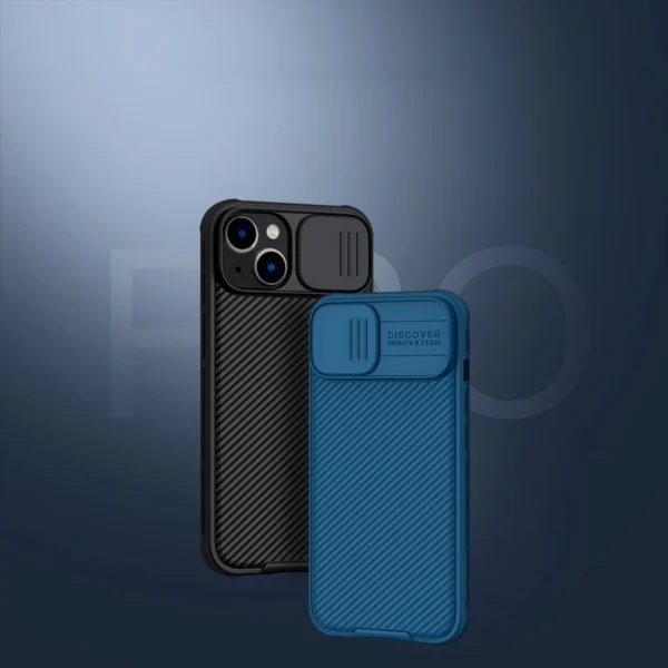 Nillkin CamShield Pro Case iPhone 14 Plus Armor Cover Camera Protector Blackeng