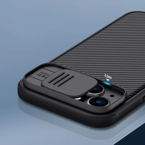 Nillkin CamShield Pro Case iPhone 14 Plus Armor Cover Camera Protector Blackeng