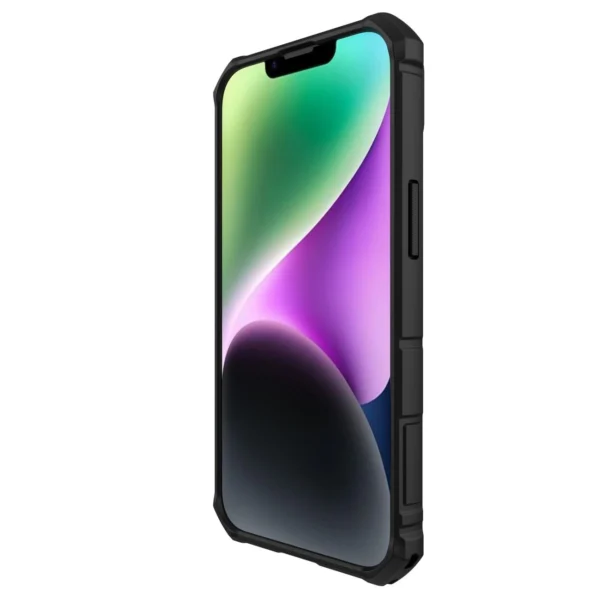 Nillkin CamShield Armor Pro Case iPhone 14 Plus case armored cover with camera cover ring stand blackeng