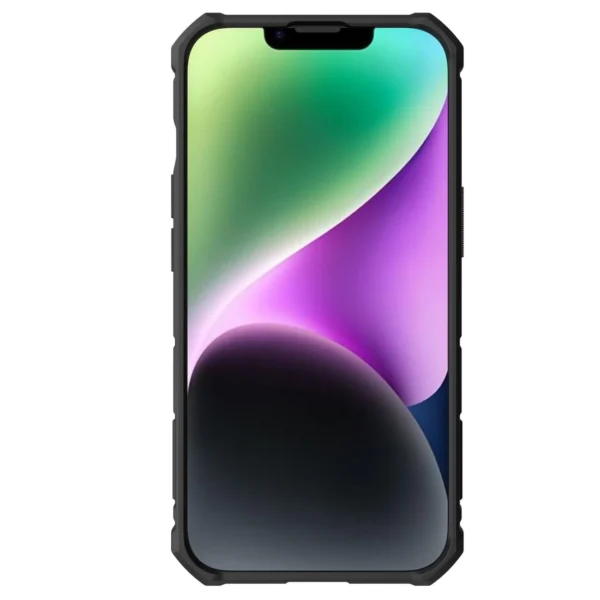 Nillkin CamShield Armor Pro Case iPhone 14 Plus case armored cover with camera cover ring stand blackeng