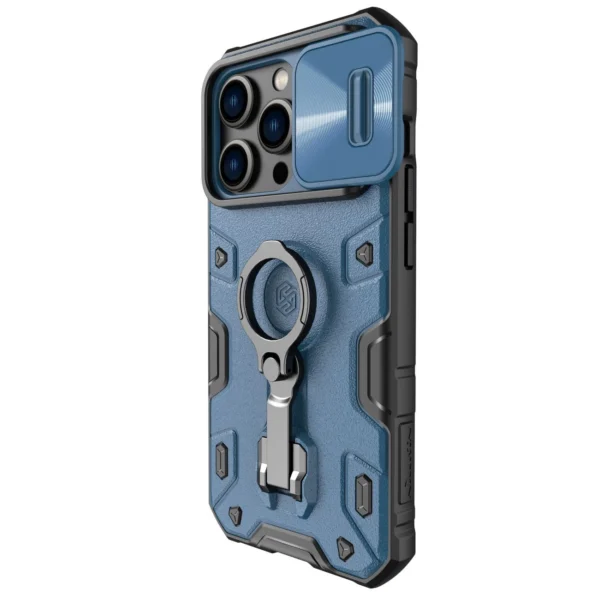 Nillkin CamShield Armor Pro Magnetic Case iPhone 14 Pro Magnetic MagSafe Cover with Camera Protector Blueeng