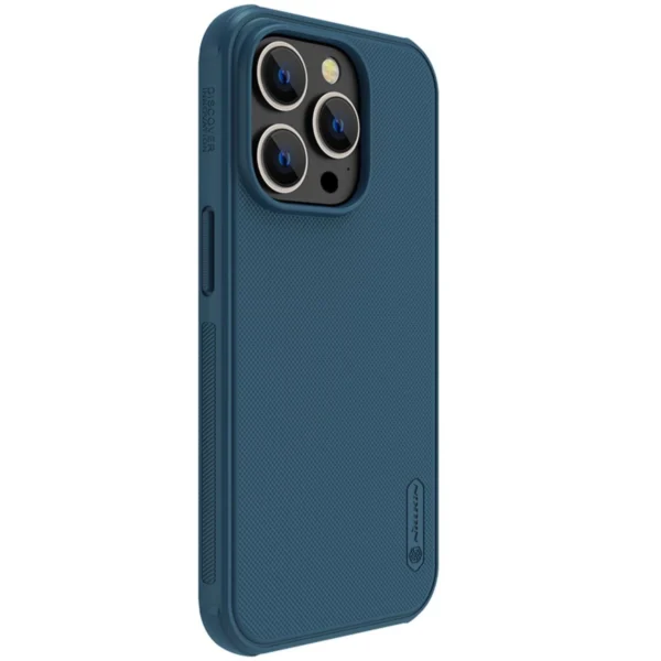Nillkin Super Frosted Shield Pro case for iPhone 14 Pro back cover blueeng