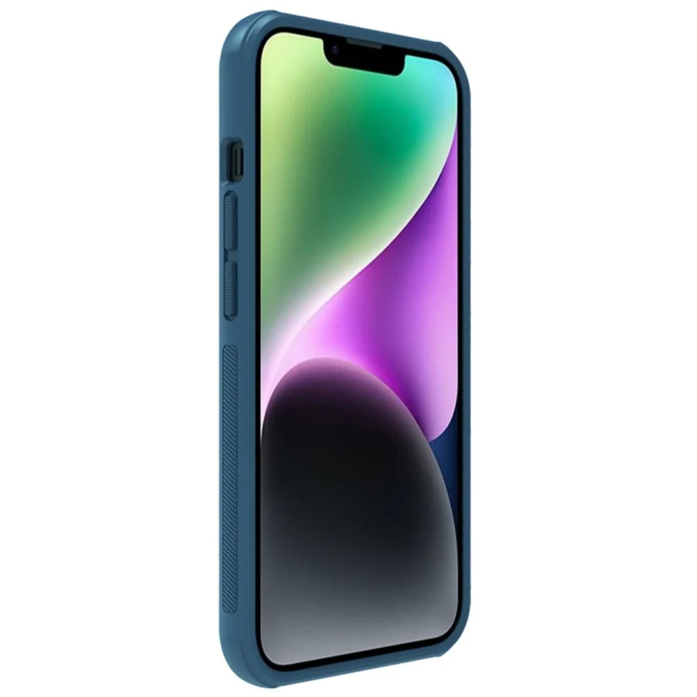 Nillkin Super Frosted Shield Pro case for iPhone 14 Plus back cover blueeng