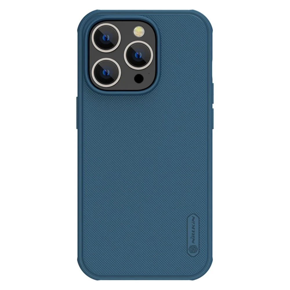 Nillkin Super Frosted Shield Pro case for iPhone 14 Pro Max back cover blueeng