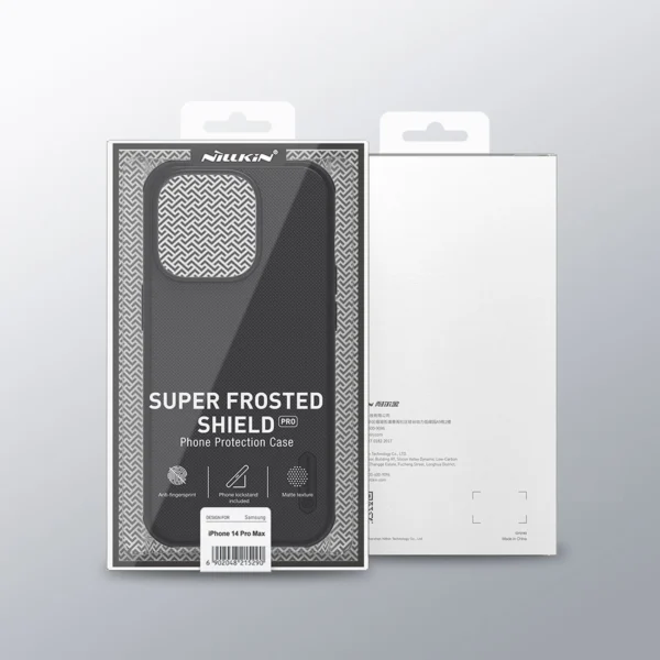 Nillkin Super Frosted Shield Pro case for iPhone 14 Pro Max back cover blueeng