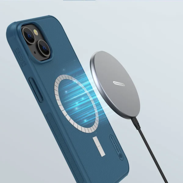 Nillkin Super Frosted Shield Pro Magnetic Case for iPhone 14 Plus with MagSafe magnetic blackeng