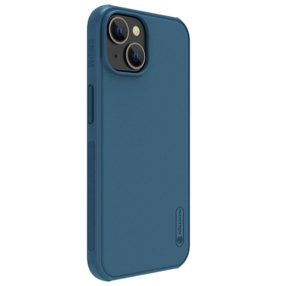 Nillkin Super Frosted Shield Pro Magnetic Case for iPhone 14 Plus with MagSafe magnetic blueeng