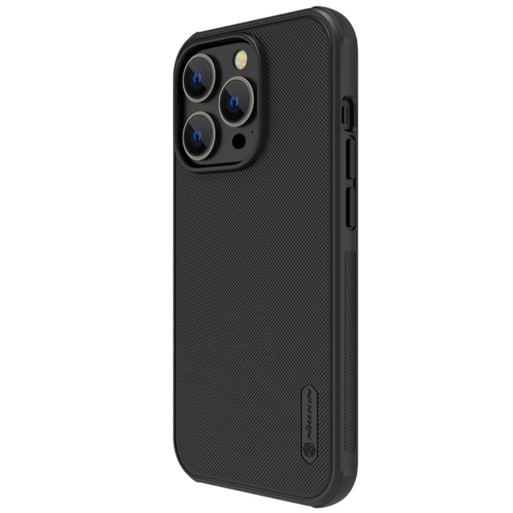 Nillkin Super Frosted Shield Pro Magnetic Case for iPhone 14 Pro Max with MagSafe magnetic blackeng