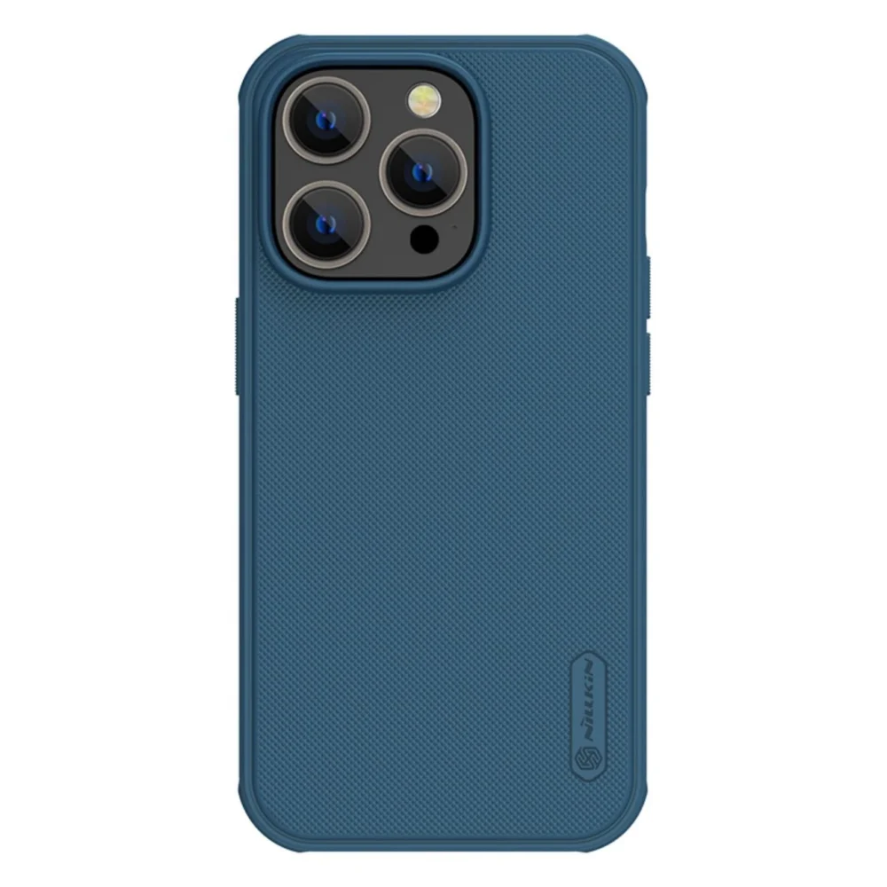 Nillkin Super Frosted Shield Pro Magnetic Case for iPhone 14 Pro Max with MagSafe magnetic blueeng