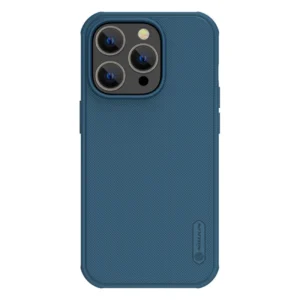 Nillkin Super Frosted Shield Pro Magnetic Case for iPhone 14 Pro Max with MagSafe magnetic blueeng