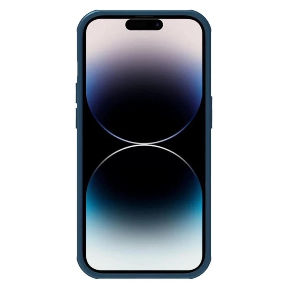 Nillkin Super Frosted Shield Pro Magnetic Case for iPhone 14 Pro Max with MagSafe magnetic blueeng