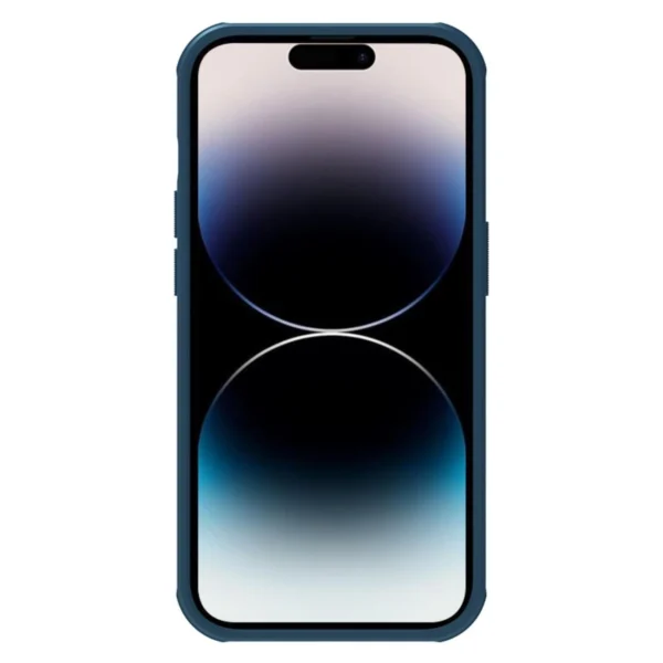 Nillkin Super Frosted Shield Pro Magnetic Case for iPhone 14 Pro Max with MagSafe magnetic blueeng