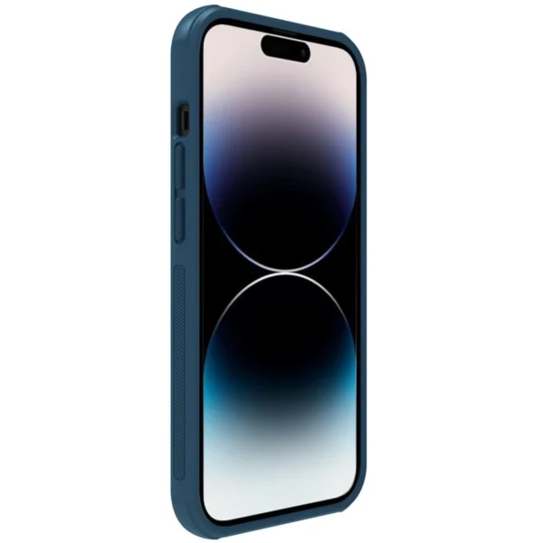 Nillkin Super Frosted Shield Pro Magnetic Case for iPhone 14 Pro Max with MagSafe magnetic blueeng