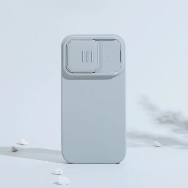 Nillkin CamShield Magnetic Silicone Case iPhone 14 Pro Magnetic MagSafe Cover with Camera Protector Greeneng