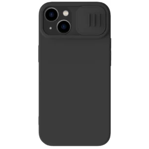 Nillkin CamShield Magnetic Silicone Case iPhone 14 Plus Magnetic MagSafe Cover with Camera Protector Blackeng