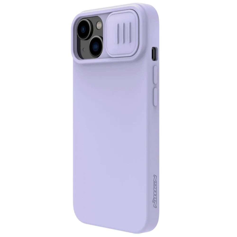 Nillkin CamShield Magnetic Silicone Case iPhone 14 Plus Magnetic MagSafe Camera Cover Purpleeng
